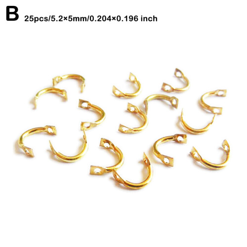 Nascóir clevis spinner iascaireachta 10pcs