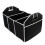 Car Trunk Cargo Organizer Foldable Black 1
