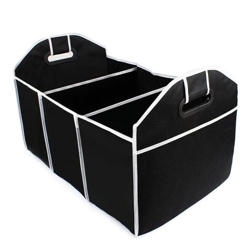 Car Trunk Cargo Organizer Foldable Black 301029266805
