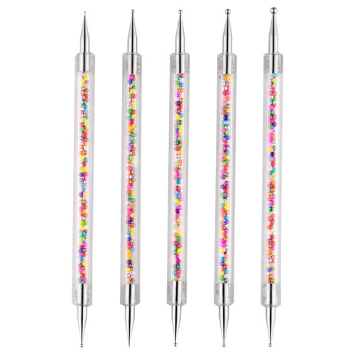 Ferramenta para manicure com cera, modelo palito, 5 peças