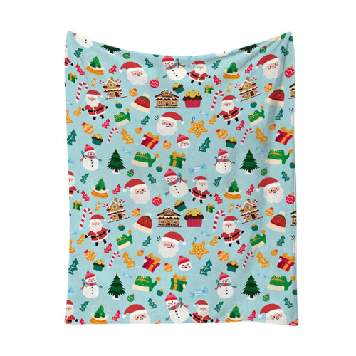 Manta de Natal francesa de pelúcia, 150x200cm