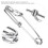Stainless Steel Downrigger Release Clip 15 pcs 7