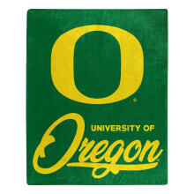 Northwest NCAA Oregon Ducks Unisex-Adult Raschel Throw Blanket, 50" x 60", Signature