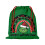 Christmas drawstring gift bag canvas reusable large 1