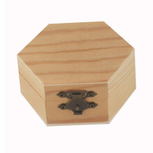 Wooden Jewelry Storage Box Eco-Friendly 9x8x4cm