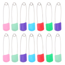 Baby Safety Pins Colorful Safe Locking 100 pcs