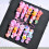 Frely's square pink cartoon press-on nails set 1