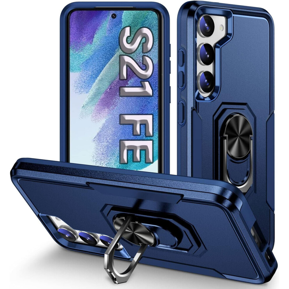 Samsung Galaxy S21 Fe Case Military-Grade Shockproof Blue 301029253638