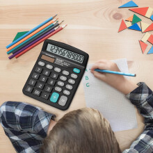 Mini calculator de birou cu ecran LCD de buzunar, cu 8 cifre