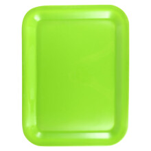 Green melamine serving tray for fast food restaurants