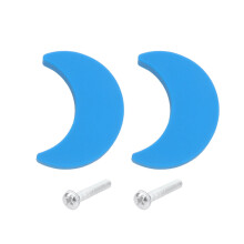 Cartoon Moon Cabinet Pull Handle Blue 2 pcs