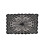 Halloween table mat black lace knitted 1 piece 1