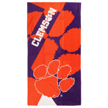 Asciugamano da Spiaggia Clemson Tigers 30 x 60 Pollici, Design Puzzle