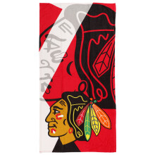 Asciugamano da Spiaggia 30 x 60 pollici Chicago Blackhawks, Design Puzzle