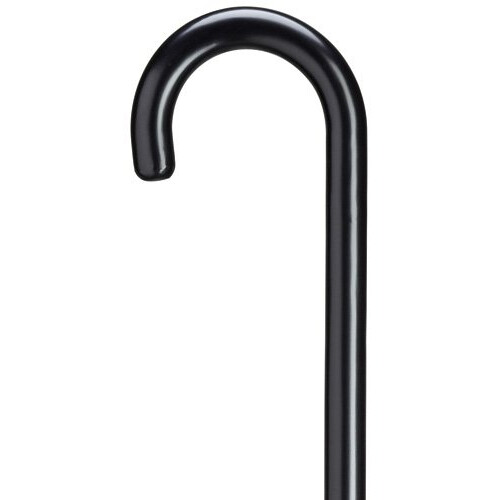 Canne noire courbée unisexe - Cadeau abordable ! Article #DHAR-9003208