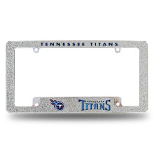 Rico Industries NFL Tennessee Titans Glitter Chrome Auto Bling Nummerplaat Frame