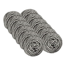Brosses de nettoyage pour petits espaces, lot de 12, fil d'acier inoxydable