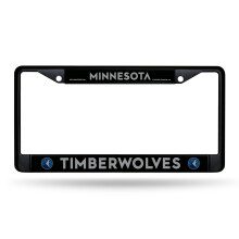 Rico Industries NBA Minnesota Timberwolves Zwart Chroom Kentekenhouder 12" x 6" Auto Accessoire