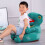 Trekk til barnesofa, mykt, avtakbart og vaskbart, dinosaur 7