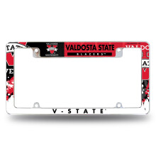 Rico Industries NCAA Valdosta State Blazers 12" x 6" Chrome Auto Kentekenplaat Frame