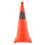 Foldable traffic cones with LED lights 6-pack 1
