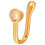Anillo de nariz con clip en forma de U 1