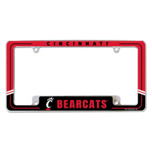 Rico Industries NCAA Cincinnati Bearcats 12" x 6" Chrome Autolicenseplaat Frame