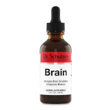 Dr. Schulze's Brain Formula 2 oz. - Vegan en Wild-geplukt | Stimuleert Circulatie en Verbeterde Focus