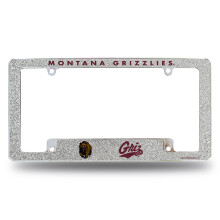 Rico Industries NCAA Montana Grizzlies Zilveren Chrome Autoblender Kentekenplaathouder