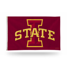Rico Industries NCAA Iowa State Cyclones 3-Foot by 5-Foot Single Sided Banner Flag with Grommets