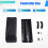 Ebike Ebike Controller Box Electric Bicycle Scooter Controller Box Case Extra-Medium Conversion Part with Charging Port 2