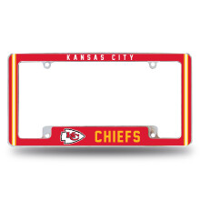 Rico Industries NFL Kansas City Chiefs 12" x 6" Chrome Auto Kentekenplaat Frame