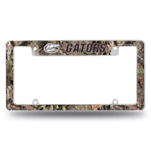 Rico Industries NCAA Florida Gators Mossy Oak 12" x 6" Chrome Autolijst Frame