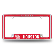 Rico Industries NCAA Houston Cougars 12" x 6" Chrome Auto Nummerplaat Frame