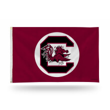 Rico Industries NCAA 3-Fot x 5-Fot Enkel Sided Bannerflagga med Öglor, South Carolina Fighting Gamecocks