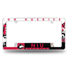 Rico Industries NCAA Northern Illinois Huskies 12" x 6" Chrome Autolijstplaatframe voor Auto
