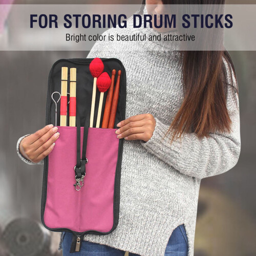 Drum Stick Bag Portable Water-Resistant Hanging Storage Bag 2