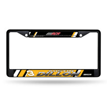 Rico Industries NASCAR Racing Austin Dillon Zwart Chroom Frame met Decals 12" x 6" Auto Accessoire
