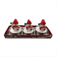 Mini-Kerzenständer mit Weihnachtsmann-Duft für Winternächte, 2er-Pack