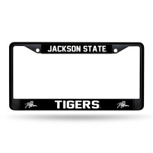 Rico Industries NCAA Jackson State Tigers - JSU Zwart Chroom Nummerplaat 12" x 6"