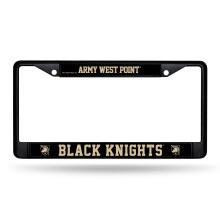 Rico Industries NCAA Army West Point Black Knights Zwart Chrome Nummerplaat Frame 12" x 6"