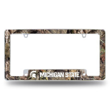 Rico Industries NCAA Michigan State Spartans Mossy Oak 12" x 6" Chrome Auto Kentekenplaat Frame