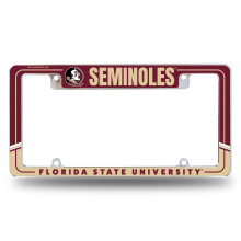 Rico Industries NCAA Florida State Seminoles 12" x 6" Chrome Auto Kentekenplaathouder