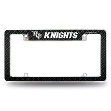 Rico Industries NCAA Central Florida Knights Carbon Fiber 12" x 6" Chrome Autolijst Frame