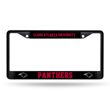 Rico Industries NCAA Clark Atlanta Panthers - CAU Zwart Chroom Kentekenhouder 12" x 6" Auto Accessoire