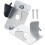 Supports de tringle à rideaux DSH avec vis (6 jeux) 1