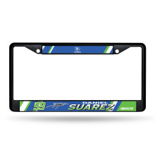 Rico Industries NASCAR Racing Daniel Suarez Zwarte Chroom Frame met Decal Inserts 12" x 6" Auto Accessoire