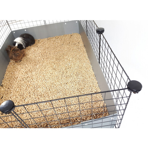 C&C Modular cage 3x2 110x75 cm guinea pig, hedgehog, silver grey 1