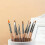 Nail Brush Set Double-Ended Gradient Design 5pcs 5