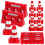 Mini Traffic Cones Toys Set 24 Pieces 1